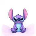 Mô hình Stitch ngồi 3D đáng yêu - Tệp STL chất lượng cho fan Disney - Thumbnail 2