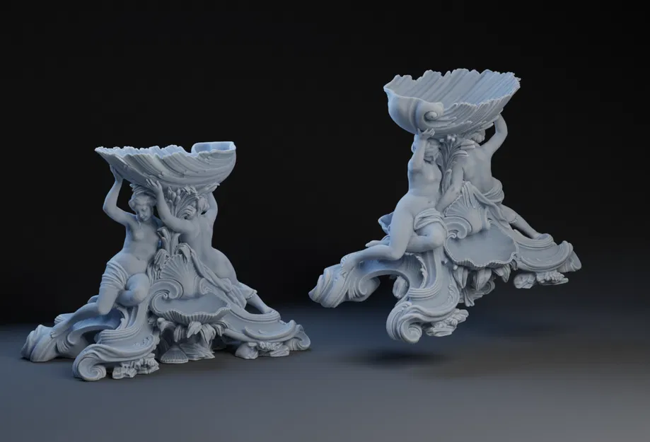 Khay Đựng Linh Kiện Shell Nymphs - Đồ Trang Trí Bàn Làm Việc Độc Đáo - Image 1