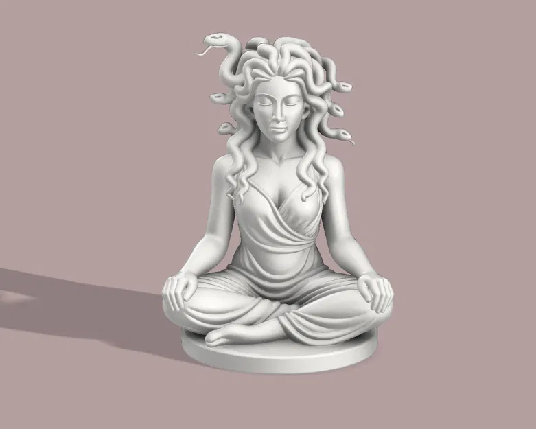Tượng Medusa Đang Ngồi - Tác phẩm điêu khắc nghệ thuật - Image 2