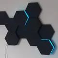Tấm trang trí tường LED hình lục giác - Thumbnail 1