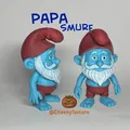 Mô hình trang trí bàn làm việc Papa Smurf DeskBuddy - Thumbnail 1