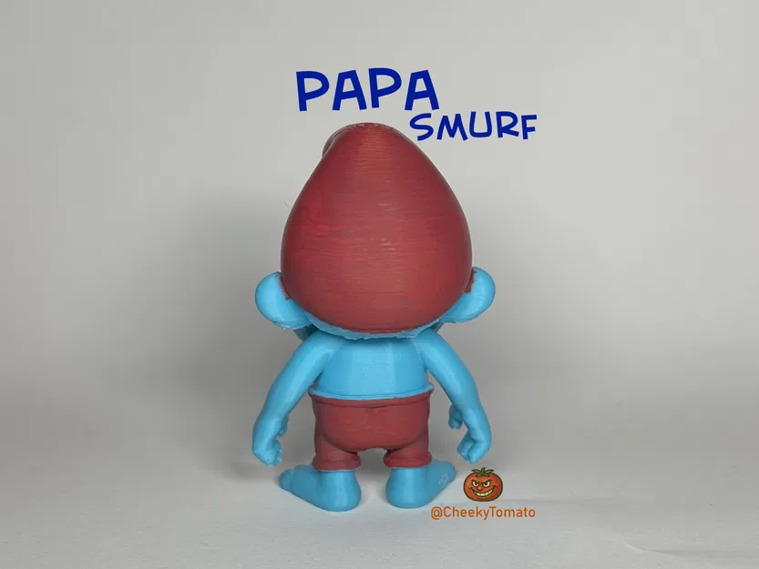 Mô hình trang trí bàn làm việc Papa Smurf DeskBuddy - Image 2