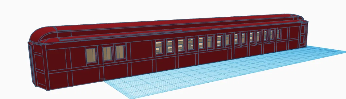 Mô hình toa tàu Pennsylvania Railroad PD70R Full Dormitory - Tỉ lệ HO - Image 1