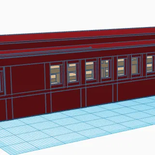 Mô hình toa tàu Pennsylvania Railroad PD70R Full Dormitory - Tỉ lệ HO