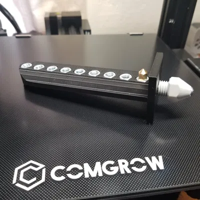 Giá đỡ vòi phun kèm tay cầm cho thanh nhôm định hình V-slot 40x40