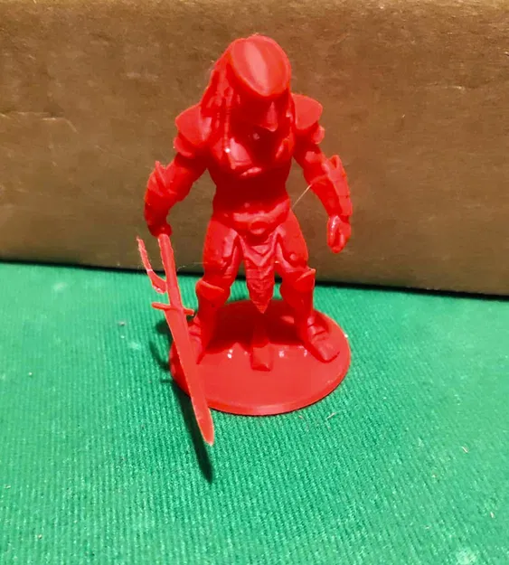 Mô hình 3D Predator Warrior 12cm - Tượng chiến binh Predator cực chất - Image 3