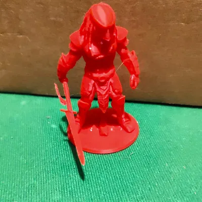 Mô hình 3D Predator Warrior 12cm - Tượng chiến binh Predator cực chất