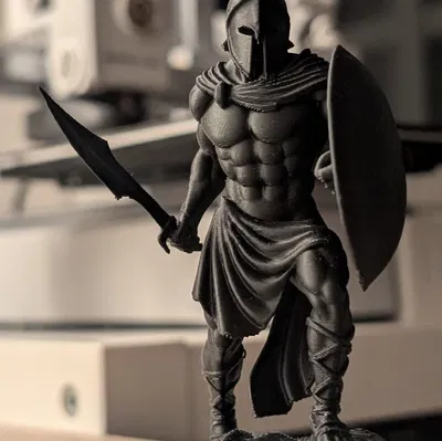 Mô hình chiến binh Spartan cực chi tiết