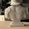 Tượng bán thân chiến binh đấu sĩ La Mã (Gladiator) cho in 3D - Thumbnail 3