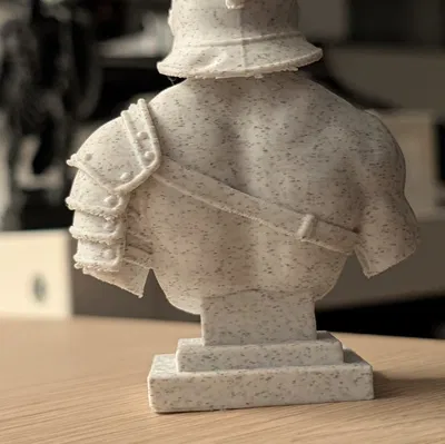 Tượng bán thân chiến binh đấu sĩ La Mã (Gladiator) cho in 3D