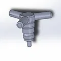 Đầu phun nước xoay tự động (Rotating Sprinkler) in 3D tiện lợi - Thumbnail 2