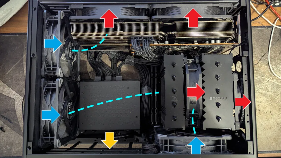 Khung gắn quạt mặt trước cho NCASE M2 Grater - Image 5
