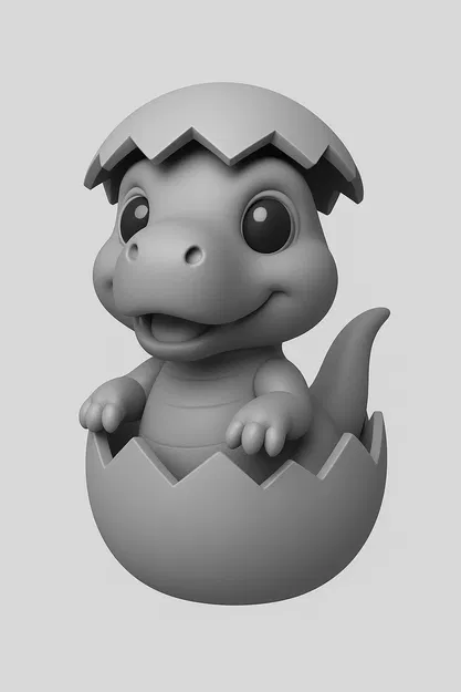 DinoCute: Bé khủng long con trong vỏ trứng - Image 1