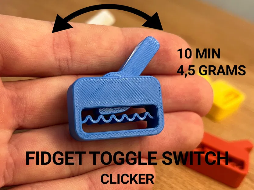 Fidget Toggle Switch - Đồ Chơi Bấm Tách (In Liền Khối) - Image 1