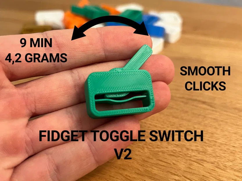 Fidget Công Tắc Bập Bênh V2 - In-place Không Cần Lắp Ráp - Image 1