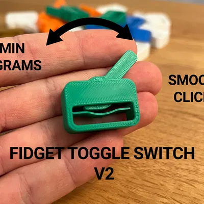 Fidget Công Tắc Bập Bênh V2 - In-place Không Cần Lắp Ráp