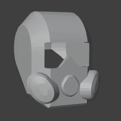 Mặt nạ phòng độc (Gas Mask) cho mô hình Dummy 13 - Phụ kiện 3D siêu chất