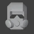 Mặt nạ phòng độc (Gas Mask) cho mô hình Dummy 13 - Phụ kiện 3D siêu chất - Thumbnail 2