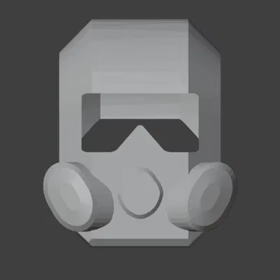 Mặt nạ phòng độc (Gas Mask) cho mô hình Dummy 13 - Phụ kiện 3D siêu chất