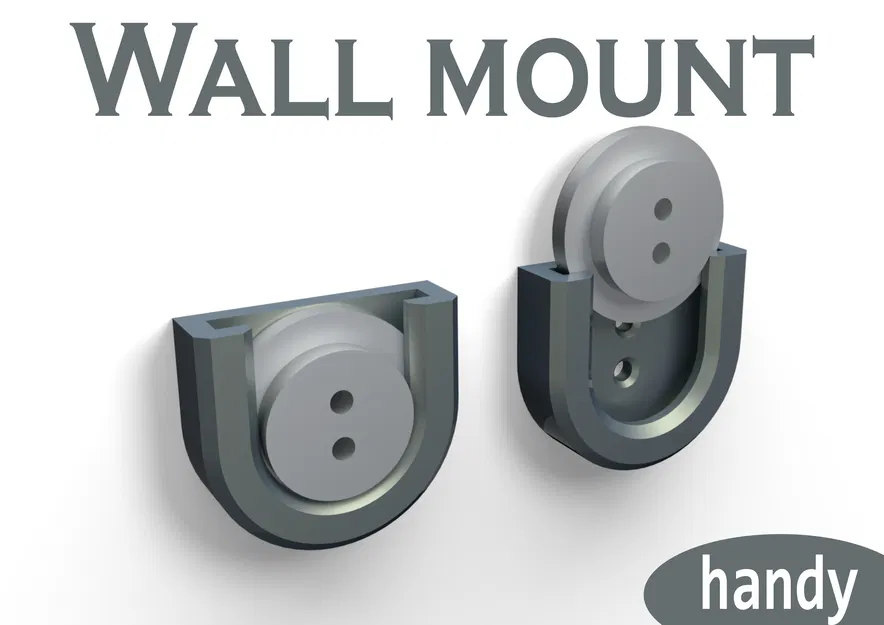 Giá đỡ treo tường đa năng xoay 360 độ - Mẫu 3D in ấn tiện lợi - Image 1