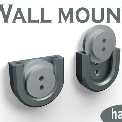 Giá đỡ treo tường đa năng xoay 360 độ - Mẫu 3D in ấn tiện lợi