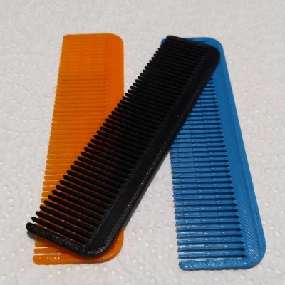 Lược chải tóc đơn giản - kèm file FreeCAD