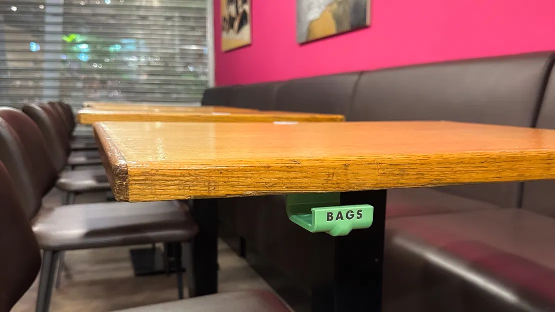 Móc treo túi dưới bàn | BAGS - Image 2