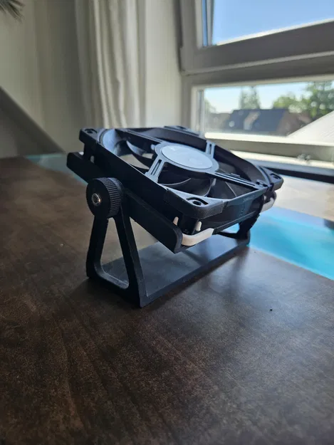 Chân đế quạt 120 mm để bàn - Giá đỡ làm mát đặt dưới màn hình - Image 2