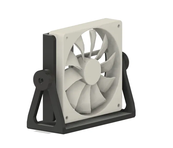 Chân đế quạt 120 mm để bàn - Giá đỡ làm mát đặt dưới màn hình - Image 3