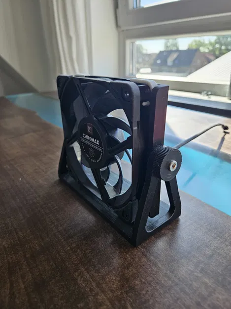 Chân đế quạt 120 mm để bàn - Giá đỡ làm mát đặt dưới màn hình - Image 4