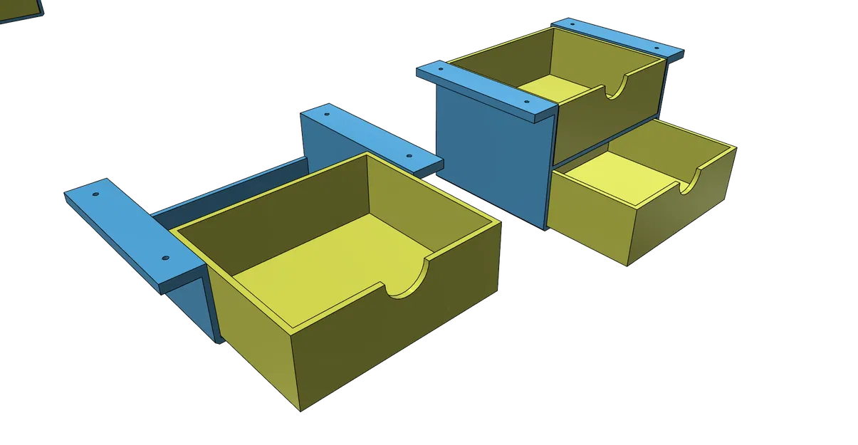 Ngăn kéo gầm bàn tiện lợi, dễ in không cần support - Image 5