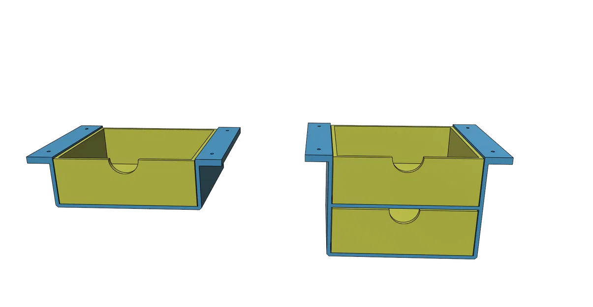 Ngăn kéo gầm bàn tiện lợi, dễ in không cần support - Image 8