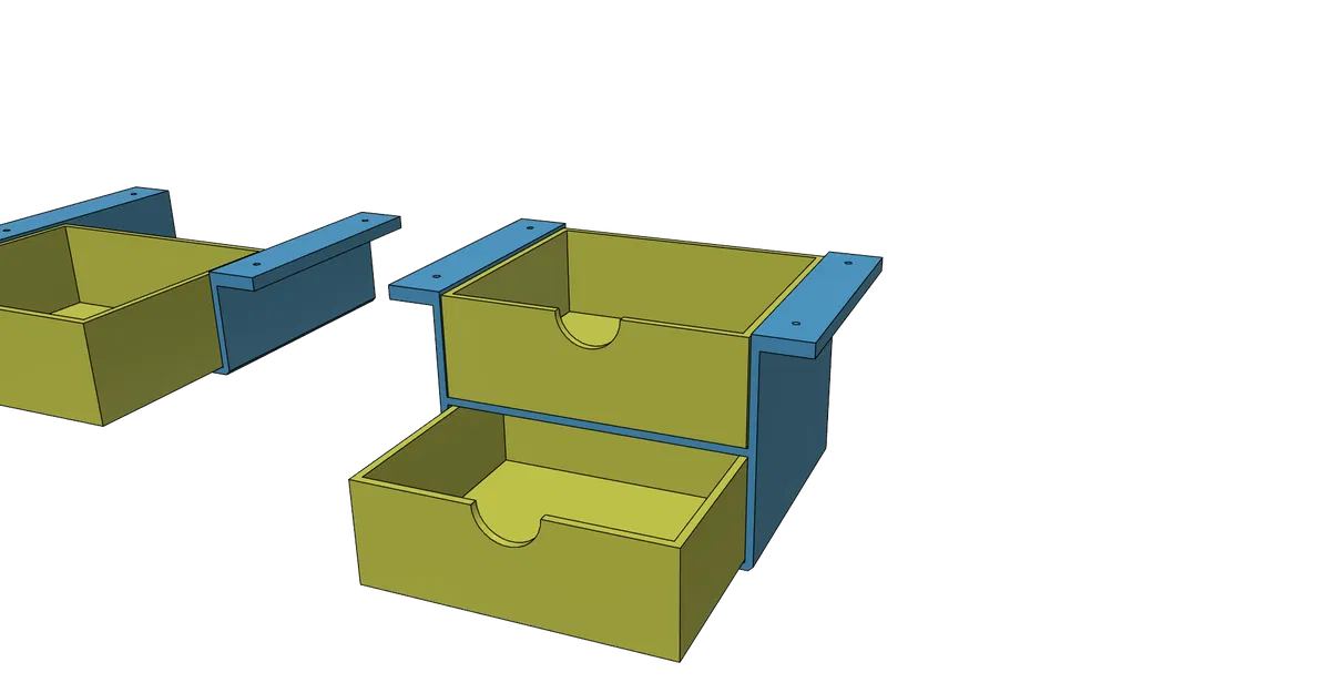 Ngăn kéo gầm bàn tiện lợi, dễ in không cần support - Image 9