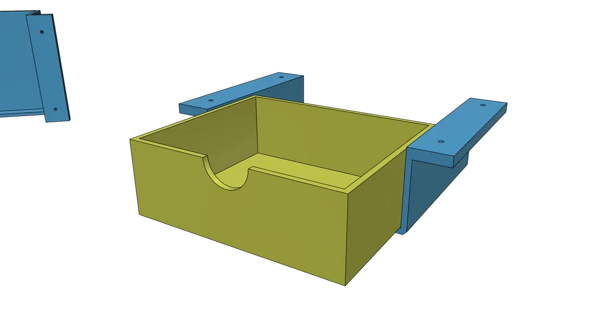 Ngăn kéo gầm bàn tiện lợi, dễ in không cần support - Image 12