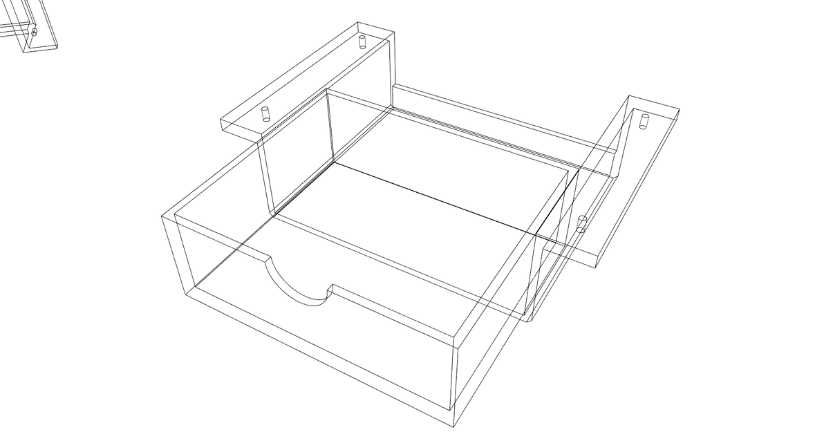 Ngăn kéo gầm bàn tiện lợi, dễ in không cần support - Image 14