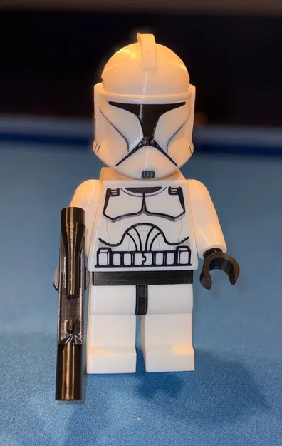 Mô hình lắp ráp Star Wars Clone Trooper Brick MegaFigure (Tỷ lệ 5:1) - Image 1