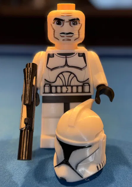 Mô hình lắp ráp Star Wars Clone Trooper Brick MegaFigure (Tỷ lệ 5:1) - Image 3