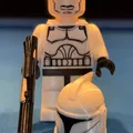Mô hình lắp ráp Star Wars Clone Trooper Brick MegaFigure (Tỷ lệ 5:1) - Thumbnail 3