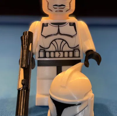 Mô hình lắp ráp Star Wars Clone Trooper Brick MegaFigure (Tỷ lệ 5:1)