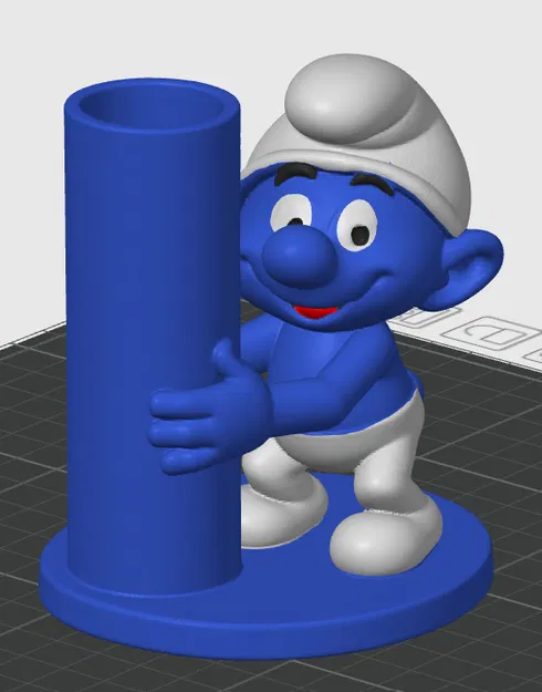 Ống cắm bút hình Xì Trum - Image 2