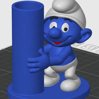 Ống cắm bút hình Xì Trum