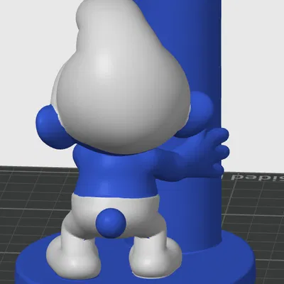 Ống cắm bút hình Xì Trum