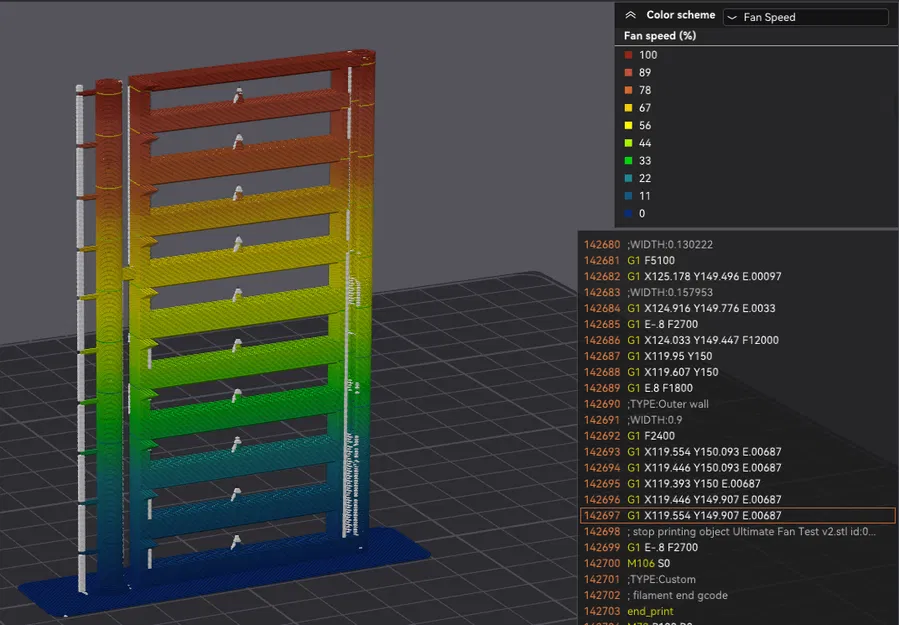 Mẫu kiểm tra tốc độ quạt tối ưu cho Orca Slicer - Image 2