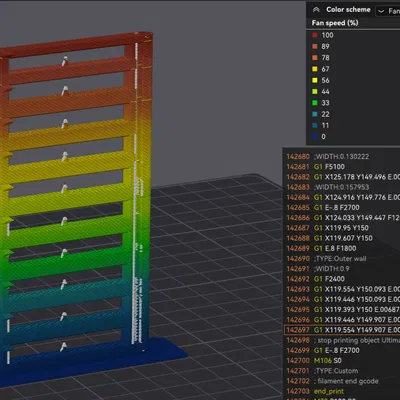 Mẫu kiểm tra tốc độ quạt tối ưu cho Orca Slicer
