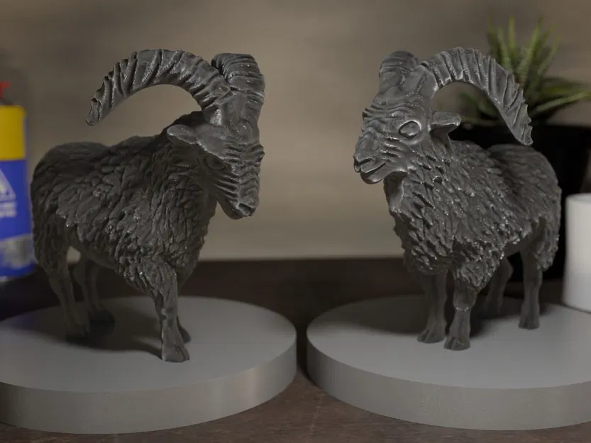 Mô hình Dê Sừng Khổng Lồ đế 50mm (DND / TTRPG) - Image 2