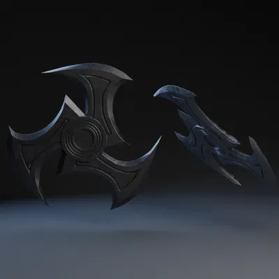 Mô hình phi tiêu Shuriken in 3D phong cách Ninja cực ngầu