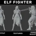 Nữ chiến binh Elf (DND / TTRPG) - Thumbnail 6