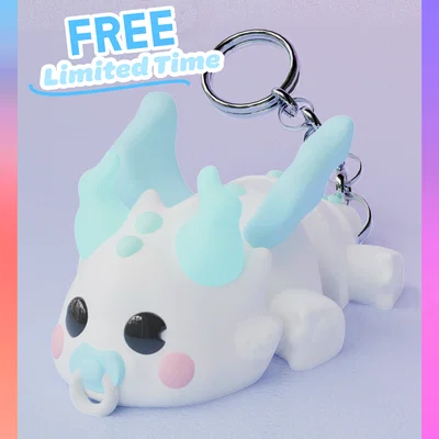 Mô hình Flexi Baby Ghost Dragon (Phiên bản in 1 màu)