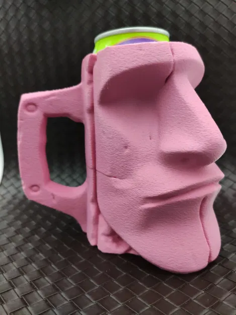 Giá đỡ lon hình tượng Moai (cho lon 0.5L + 12oz) - Cốc đựng bia - Image 6