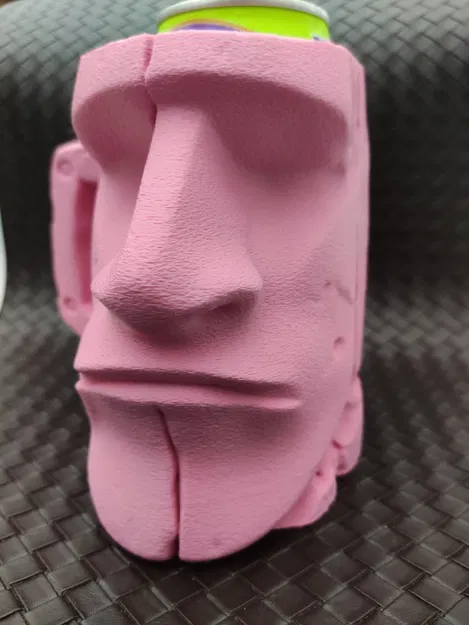 Giá đỡ lon hình tượng Moai (cho lon 0.5L + 12oz) - Cốc đựng bia - Image 7